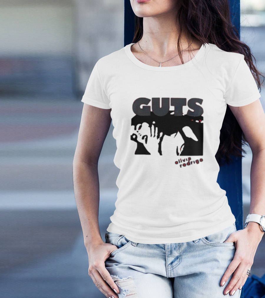 Guts Red Glittering Shadowy T-Shirt