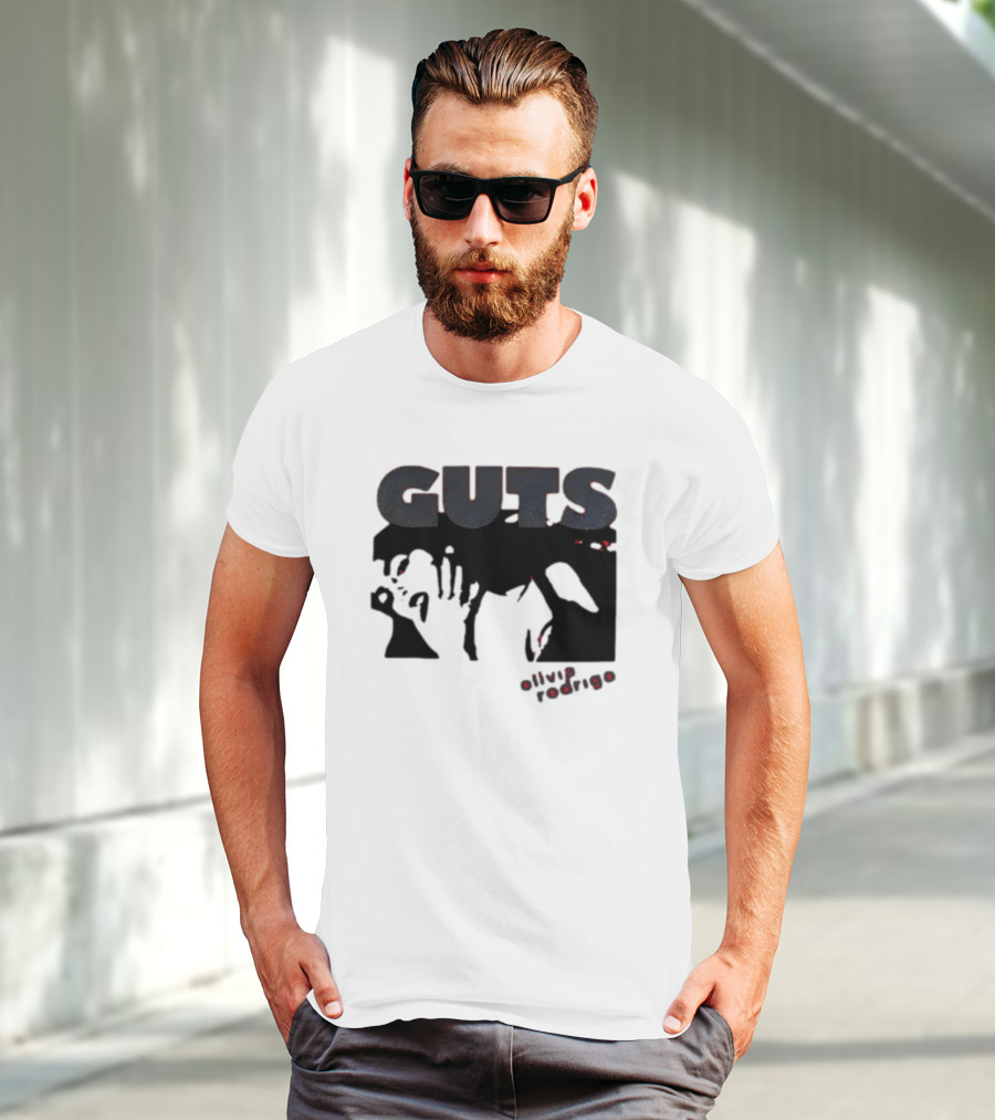 Guts Red Glittering Shadowy T-Shirt