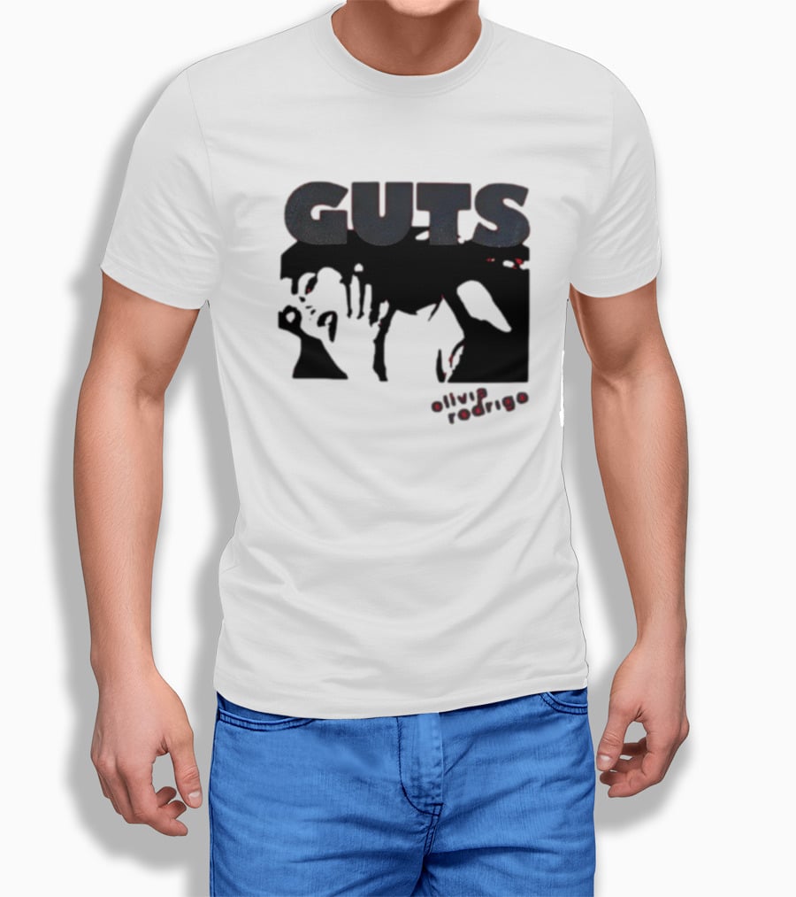 Guts Red Glittering Shadowy T-Shirt