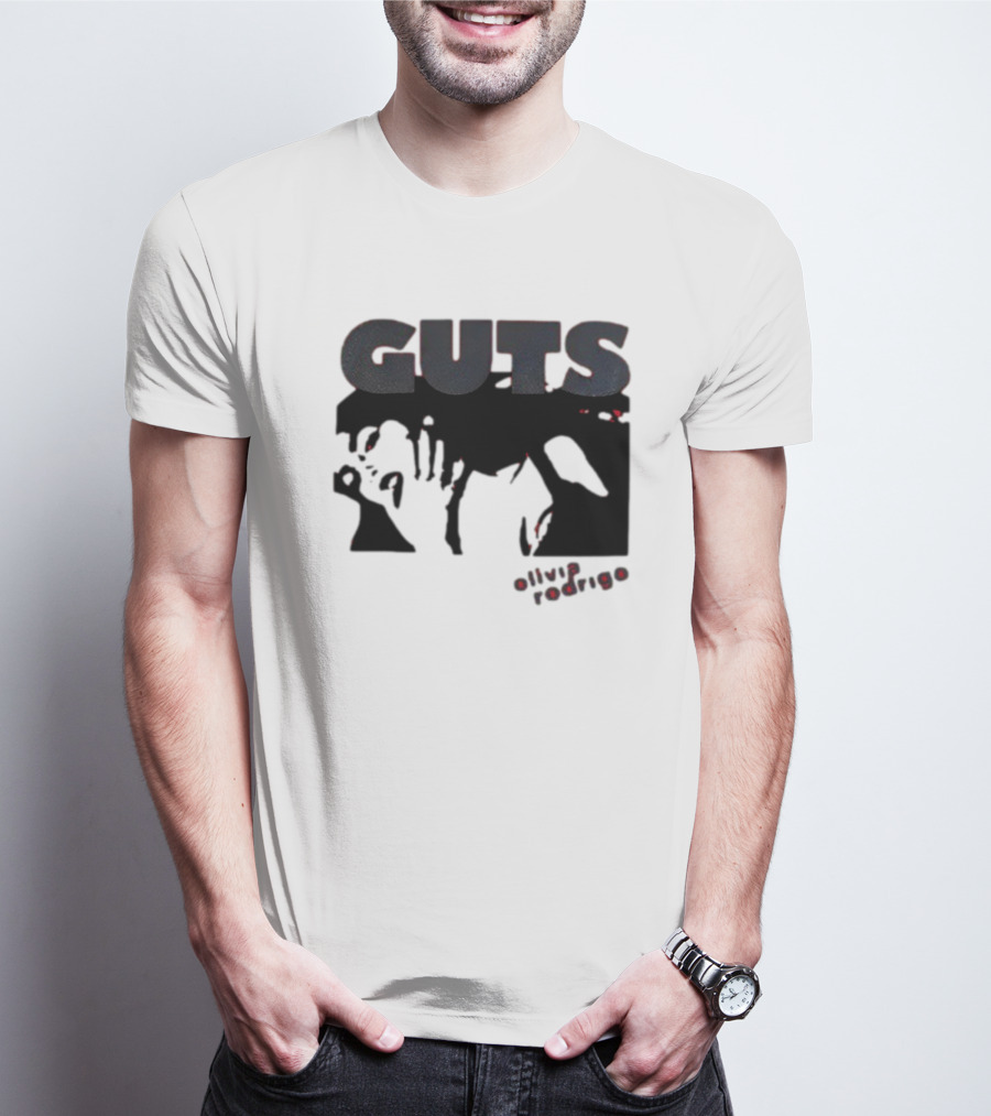 Guts Red Glittering Shadowy T-Shirt