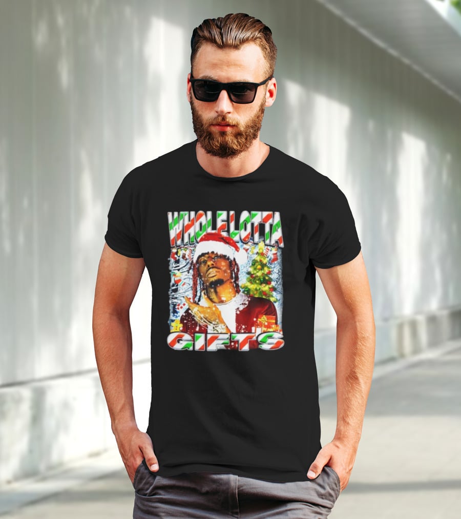 Whole Lotta Gifts Christmas Santa T-Shirt