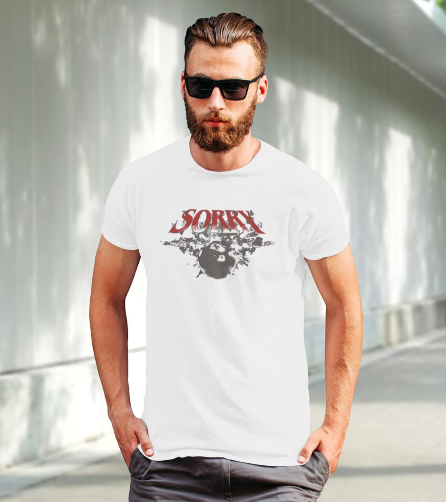 Sorry Bomb Warning Violently Improvised Material Explosive T-Shirt