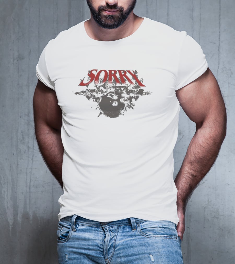 Sorry Bomb Warning Violently Improvised Material Explosive T-Shirt