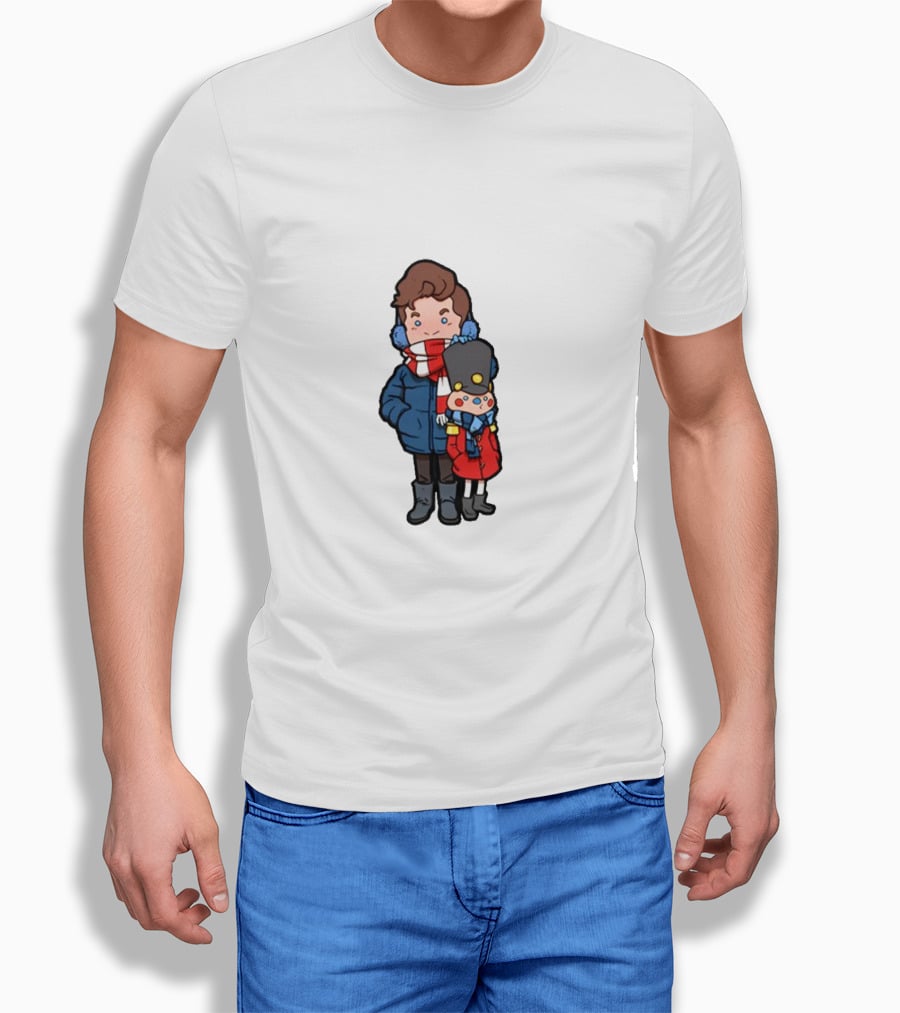 Danny Gonzalez Cartoon Holiday Nutcracker Snowflake T-Shirt