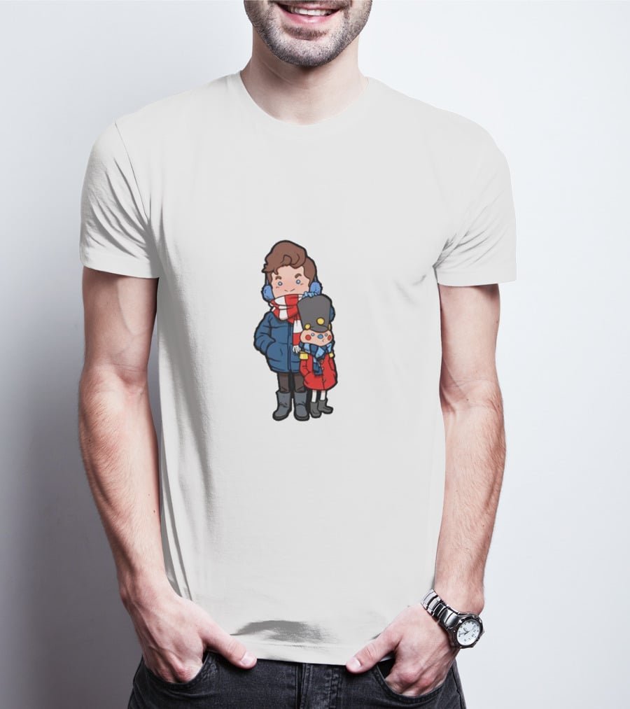 Danny Gonzalez Cartoon Holiday Nutcracker Snowflake T-Shirt