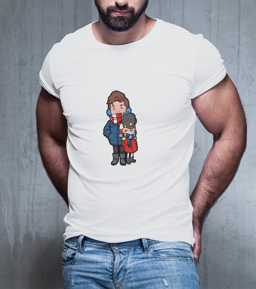 Danny Gonzalez Cartoon Holiday Nutcracker Snowflake T-Shirt