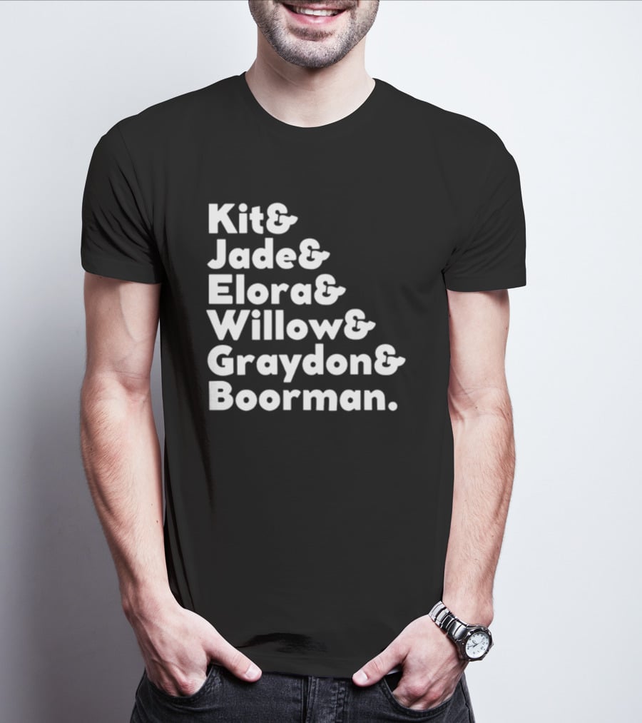 Kit Jade Elora Willow Graydon Boorman Willow TV Show Character List T-Shirt