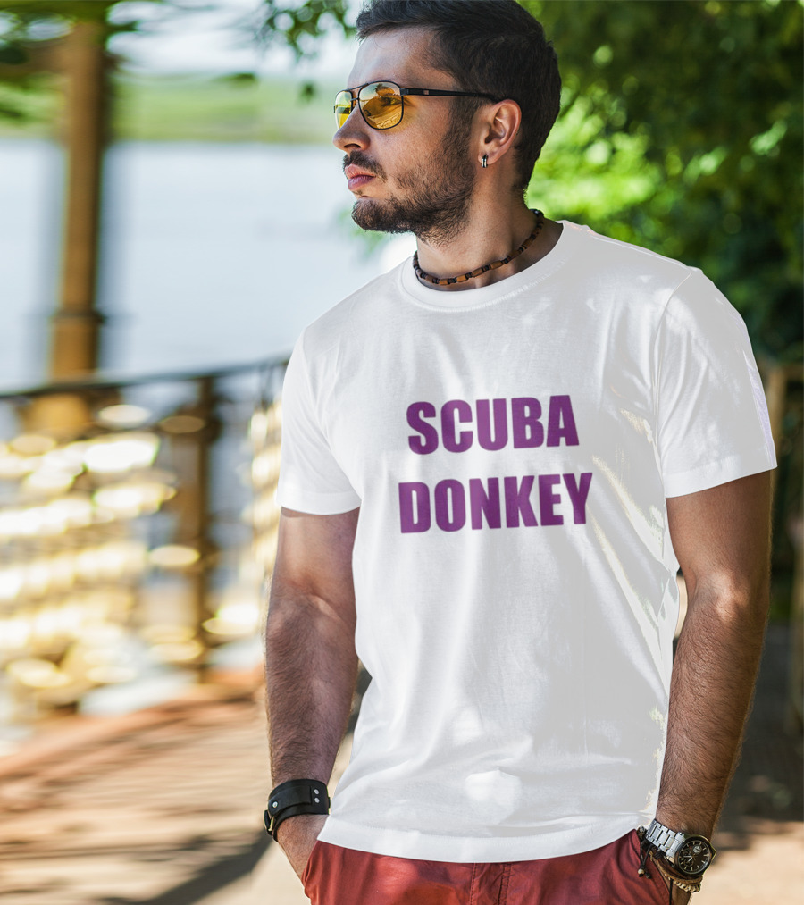 ICarly Scuba Donkey Purple Text T-Shirt