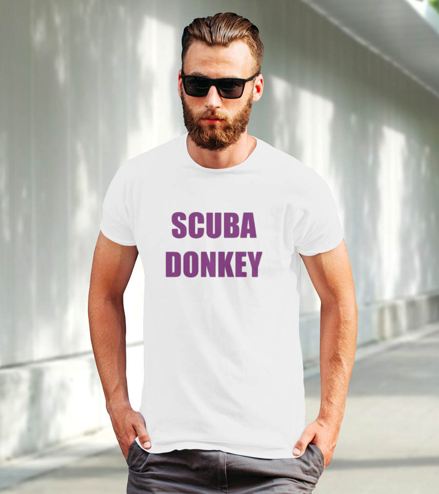 ICarly Scuba Donkey Purple Text T-Shirt