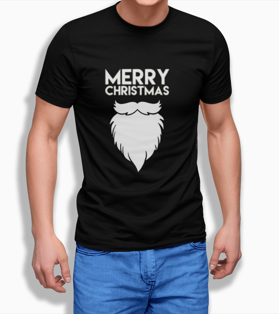 Merry Christmas Santa Beard T-Shirt