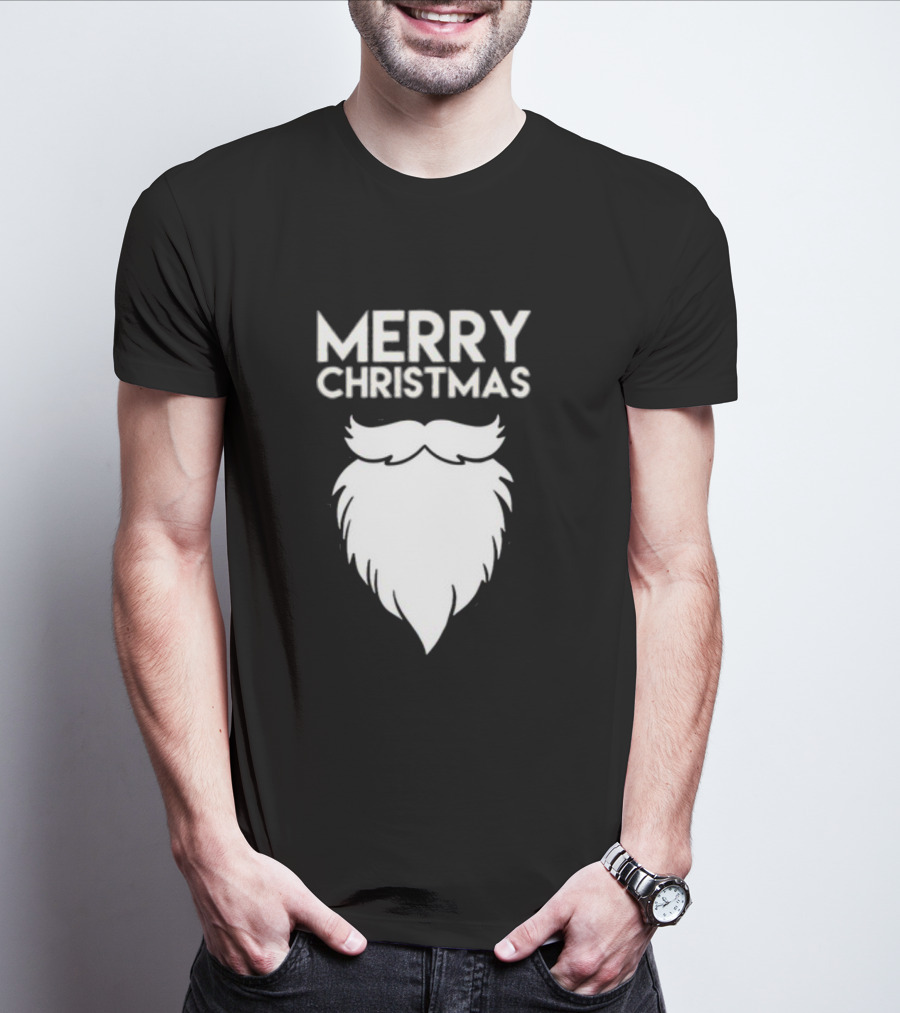 Merry Christmas Santa Beard T-Shirt