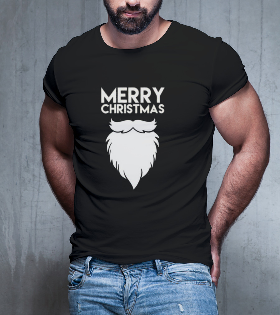 Merry Christmas Santa Beard T-Shirt