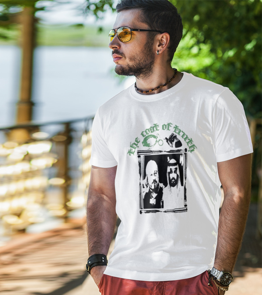 The Cost Of Truth Newspaper Collage T-Shirt