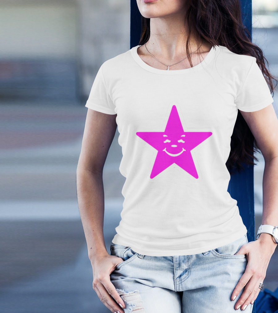 Austin Babbitt Asspizza Smiling Star Pink T-Shirt