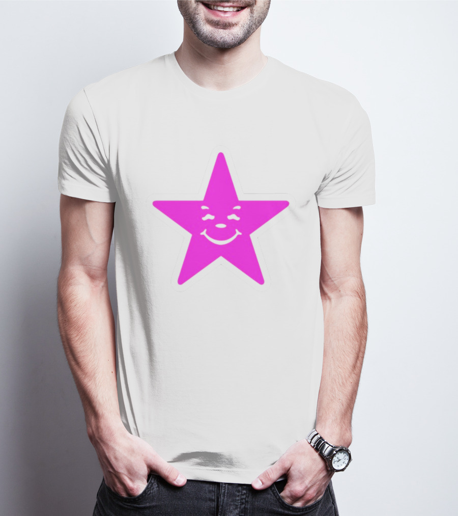 Austin Babbitt Asspizza Smiling Star Pink T-Shirt