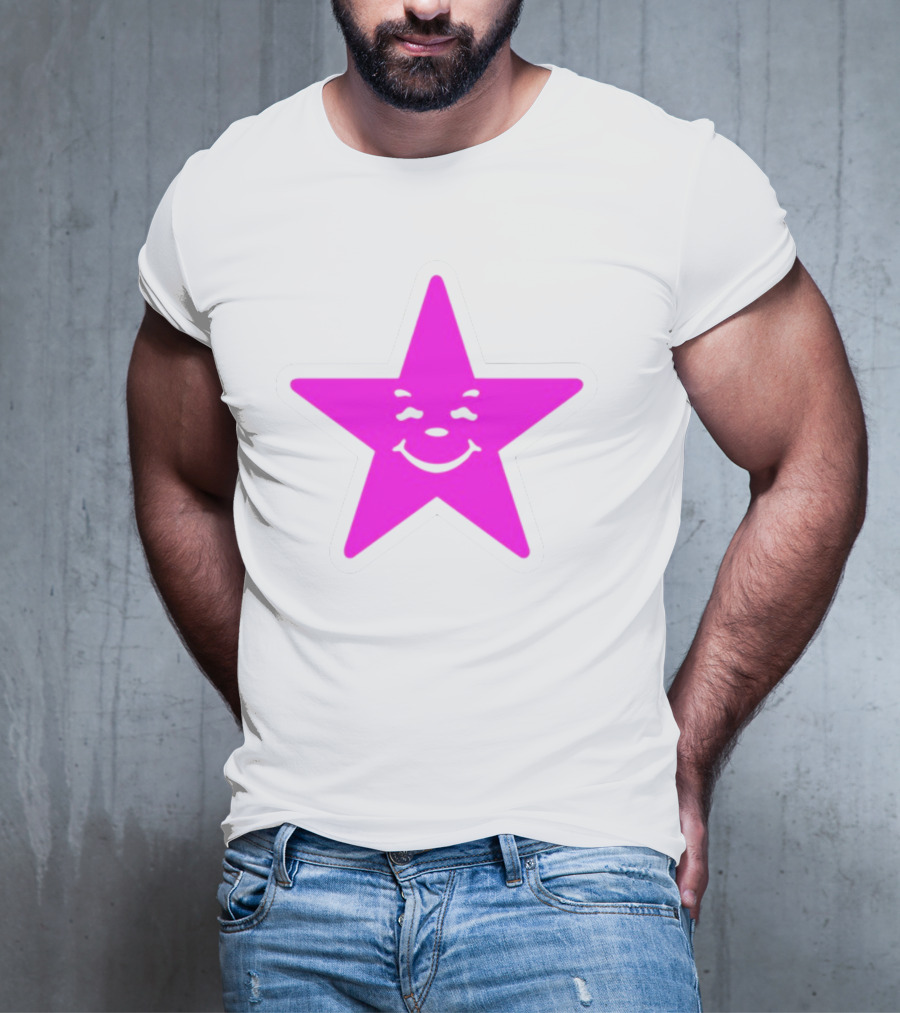 Austin Babbitt Asspizza Smiling Star Pink T-Shirt
