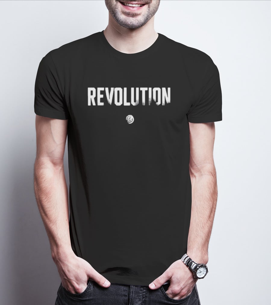 Revolution Revolutionx Text With Subtle T-Shirt