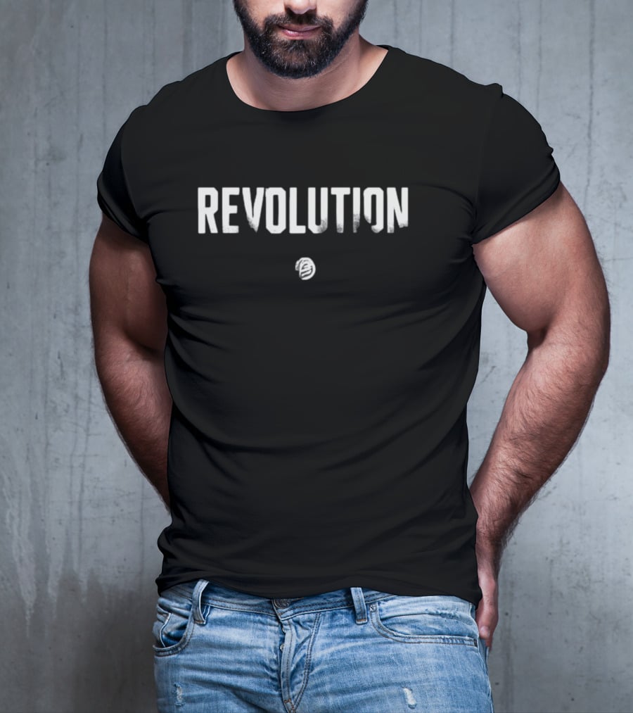 Revolution Revolutionx Text With Subtle T-Shirt
