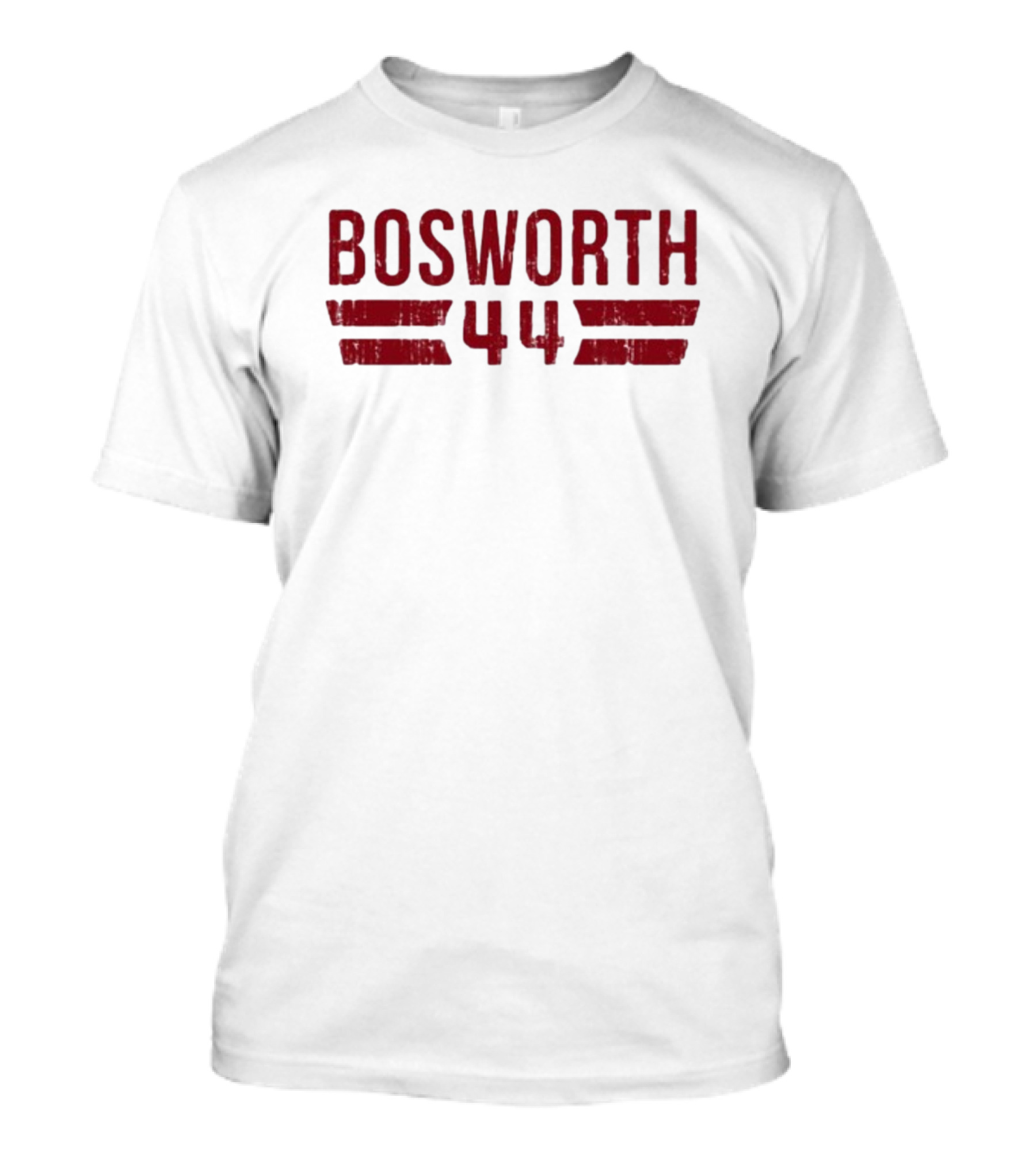 Bosworth 44 Distressed Stripes Retro Sports T-Shirt