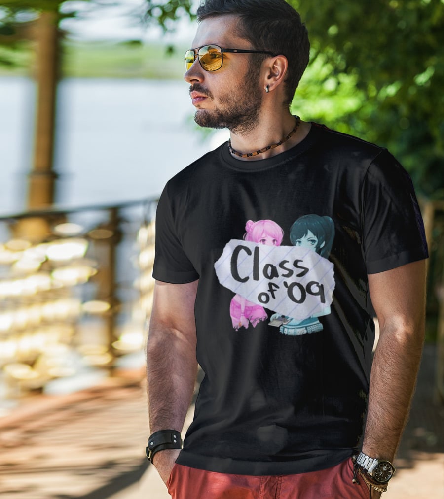 Class Of '09 Elsie Lovelock Color Girl Anime Style Duo T-Shirt