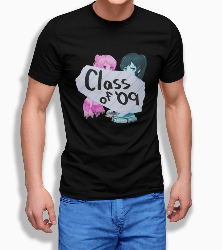 Class Of '09 Elsie Lovelock Color Girl Anime Style Duo T-Shirt