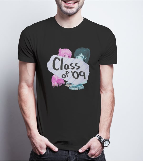 Class Of '09 Elsie Lovelock Color Girl Anime Style Duo T-Shirt