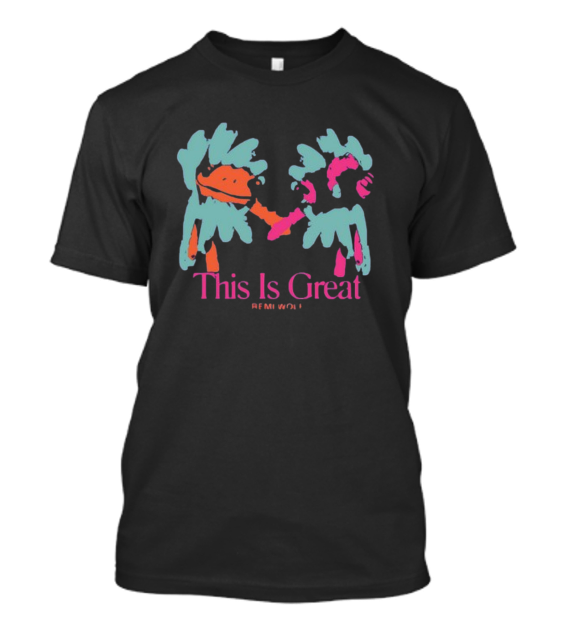 This Is Great Remi Wolf Two Abstract Figures T-Shirt