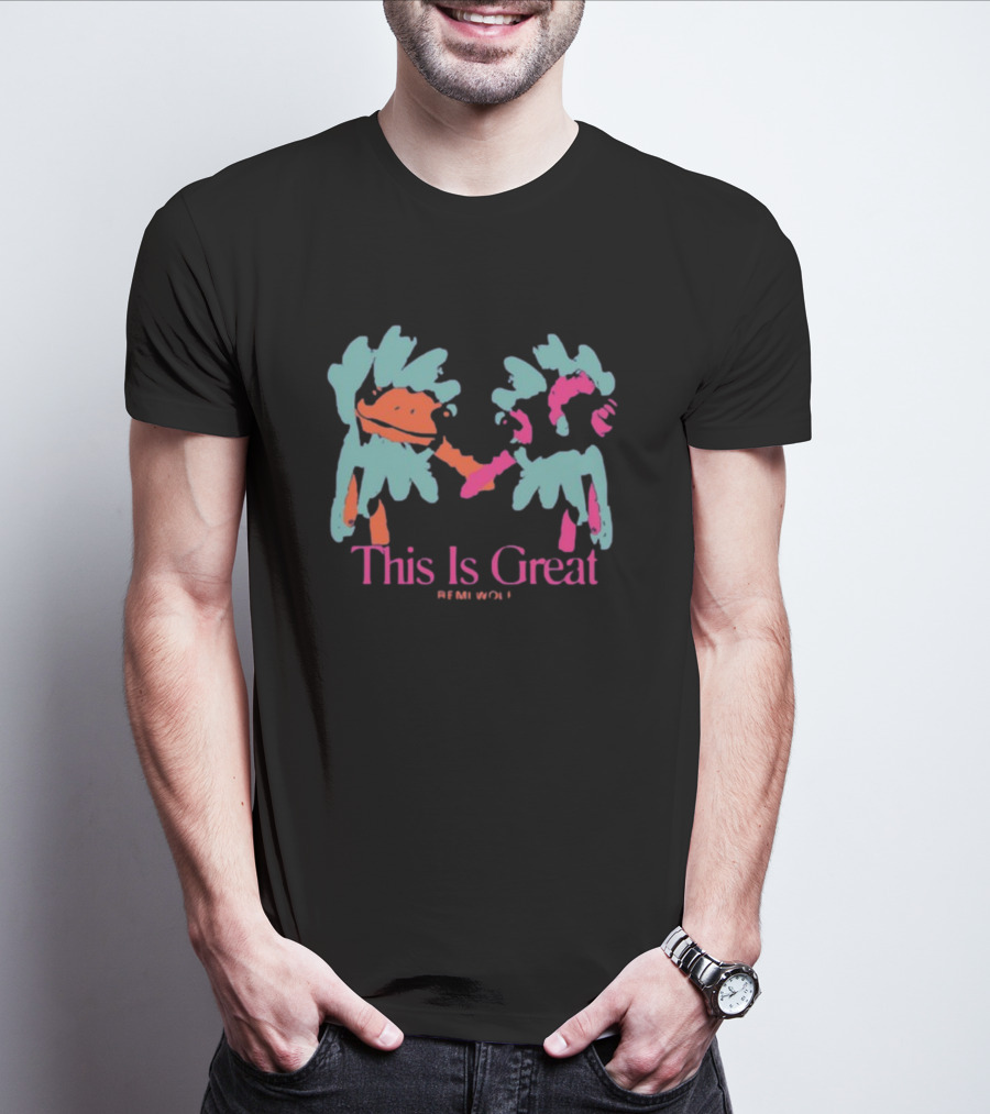 This Is Great Remi Wolf Two Abstract Figures T-Shirt