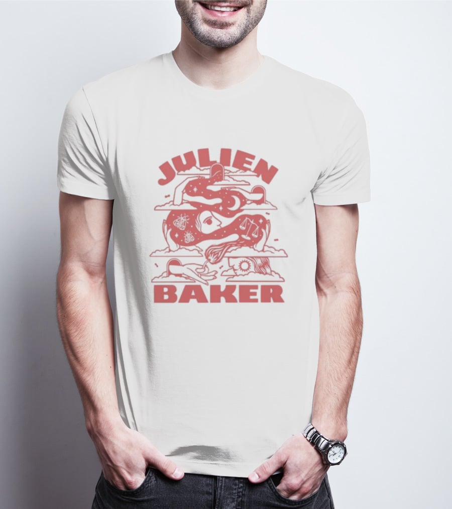 Julien Baker Surreal Cosmic Red T-Shirt