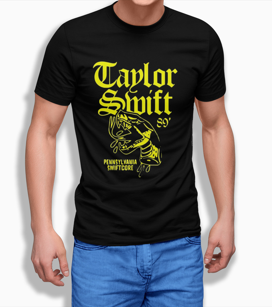 Taylor Swift Pennsylvania Swiftcore 89' Snake T-Shirt