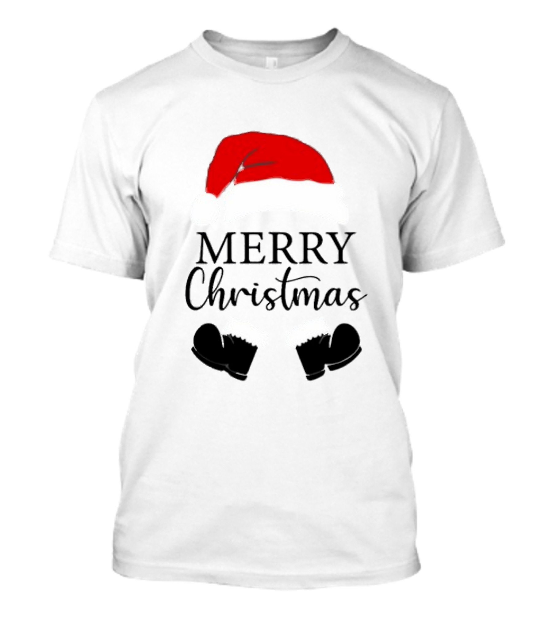 Merry Christmas Svg Santa Hat And Boots Softstyle V-Neck T-Shirt