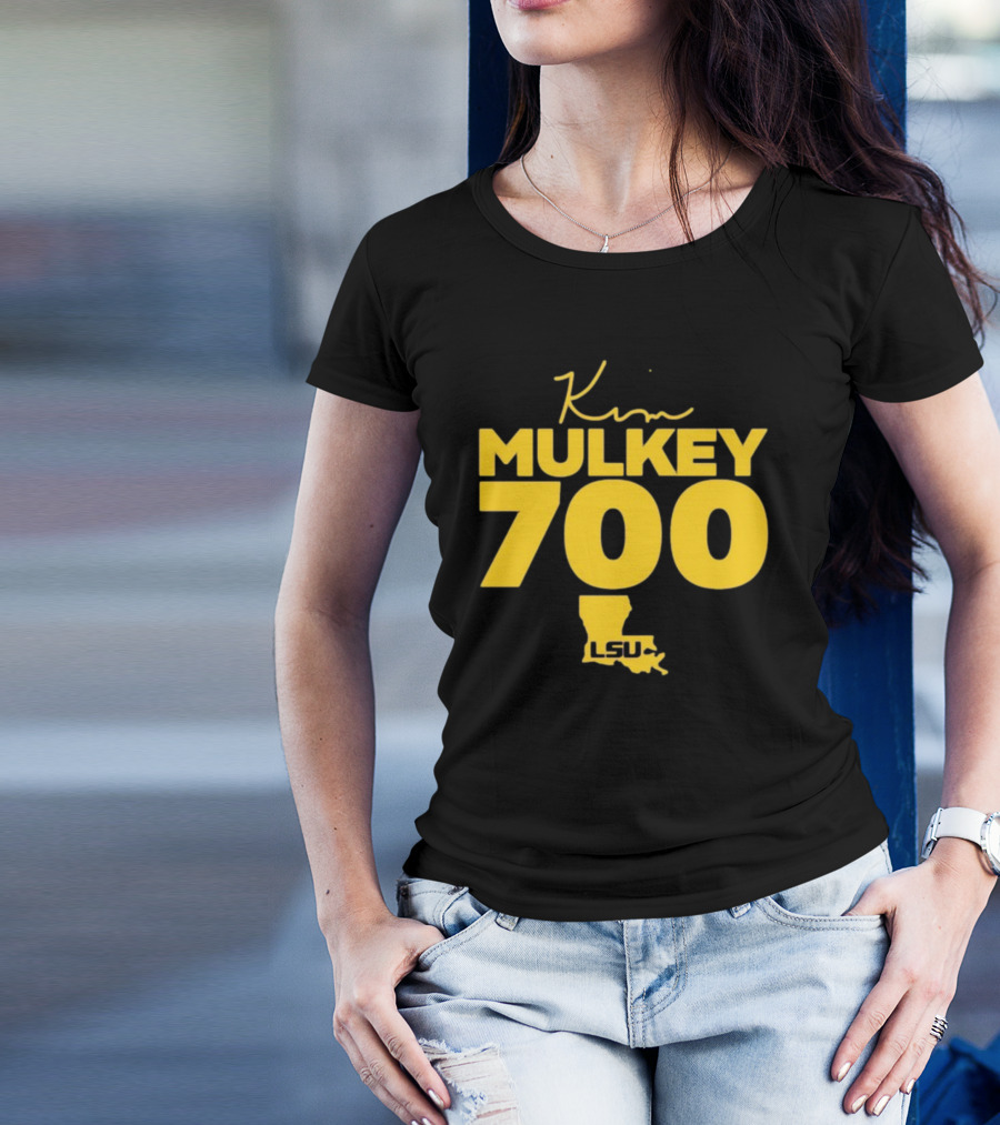 Kim Mulkey 700 LSU Women's Basketball Achievement T-Shirt