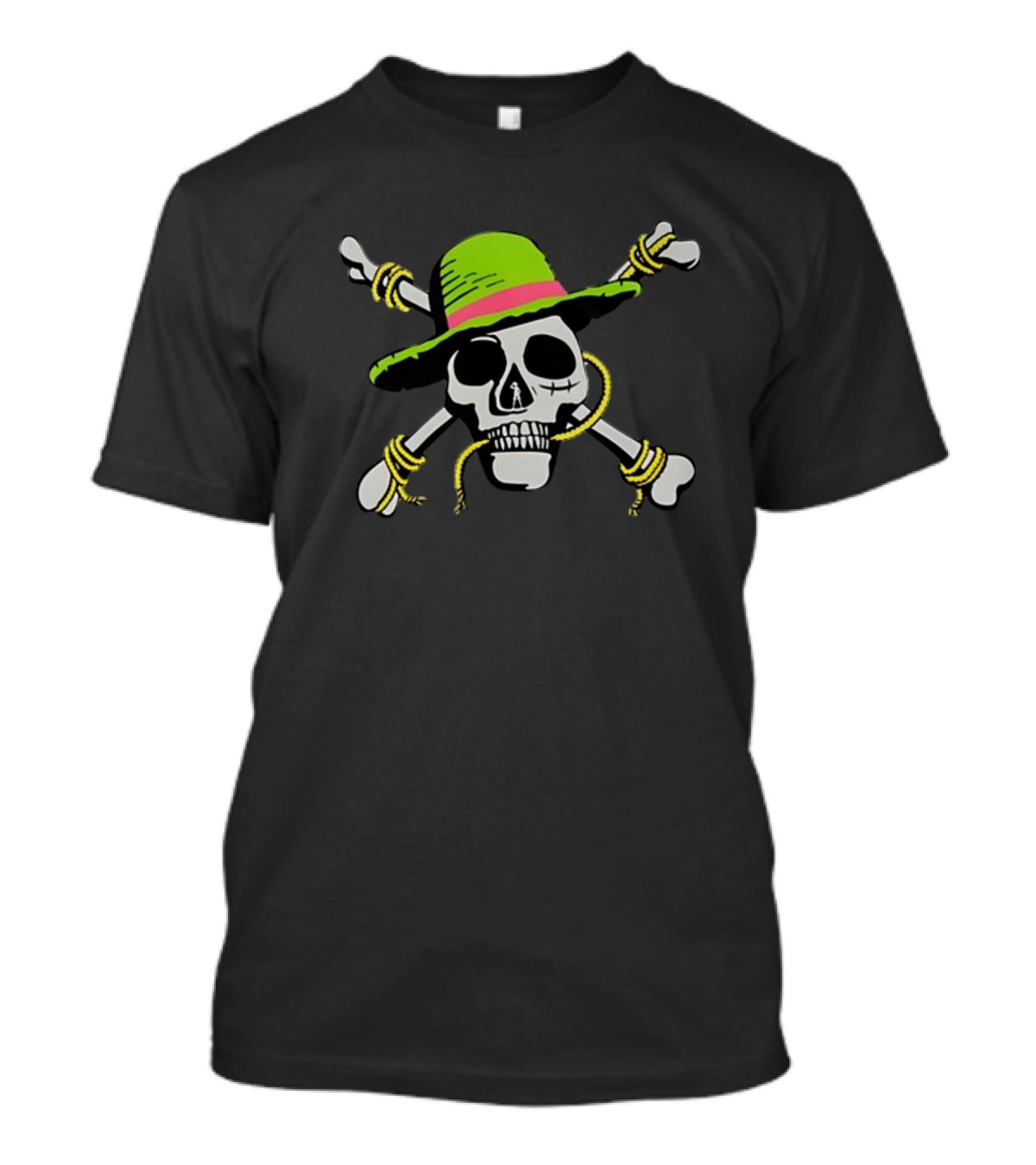 Skull Netfli X One Piece Adventure Luffy Iconic Straw Hat Crossbones T-Shirt