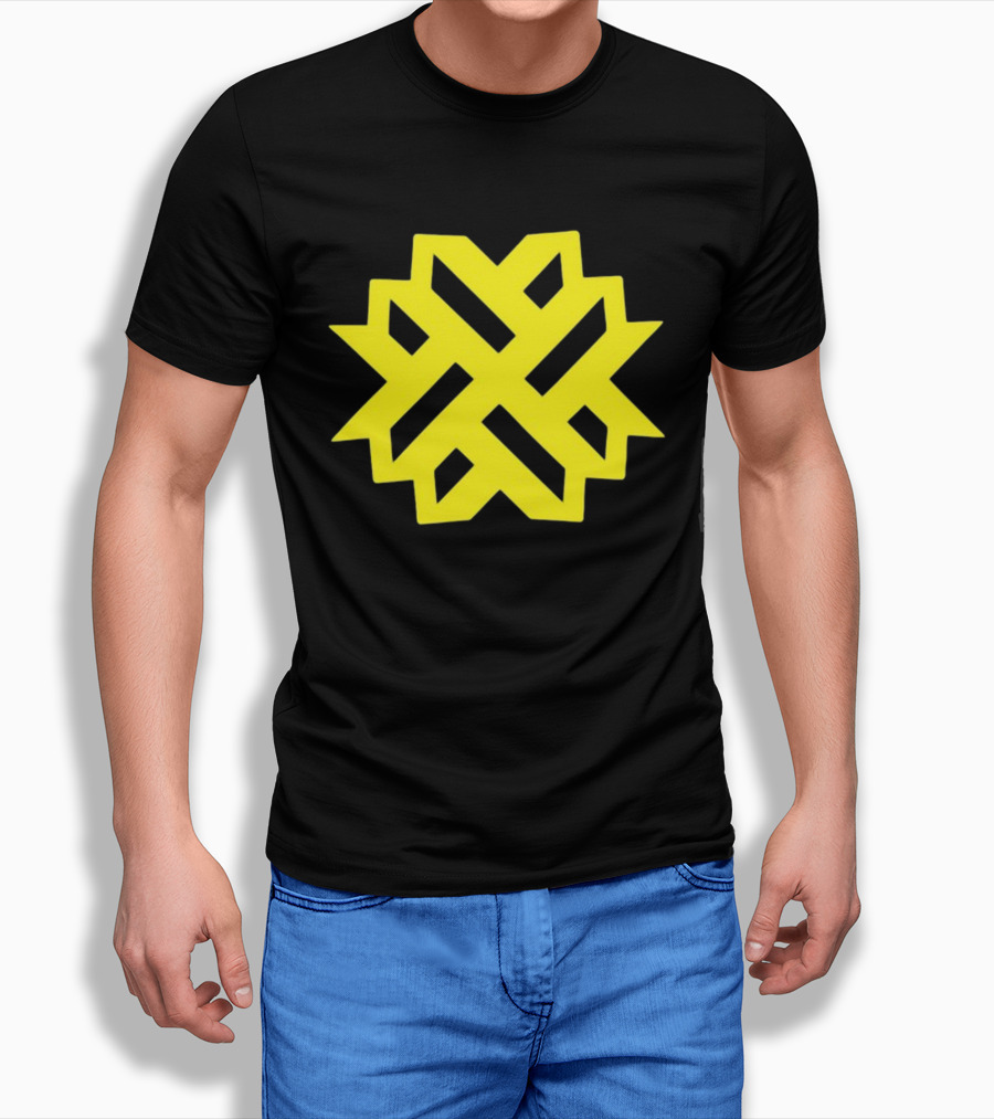 Naturewalkstudio Geometric Yellow Emblem T-Shirt
