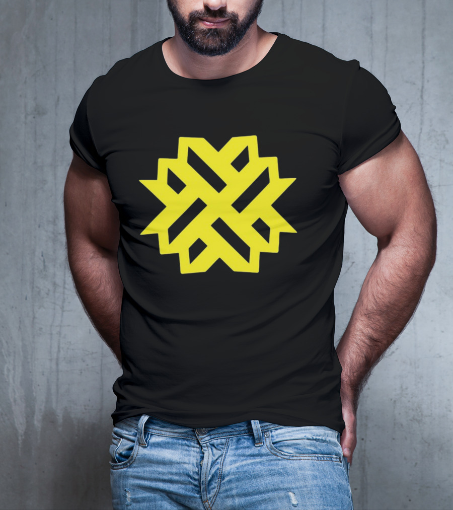 Naturewalkstudio Geometric Yellow Emblem T-Shirt