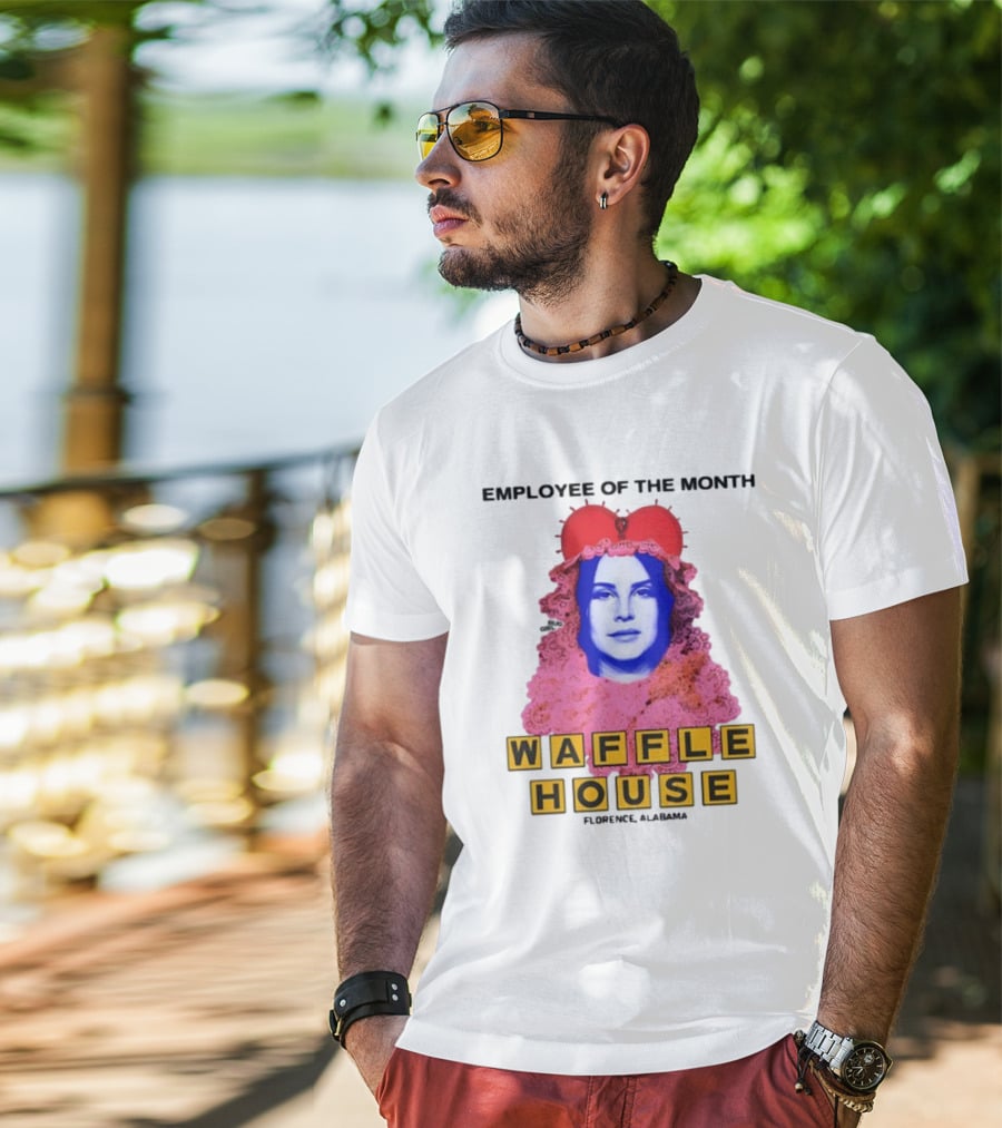 Employee Of The Month Waffle House Lana Del Waitress Buggirl200 T-Shirt