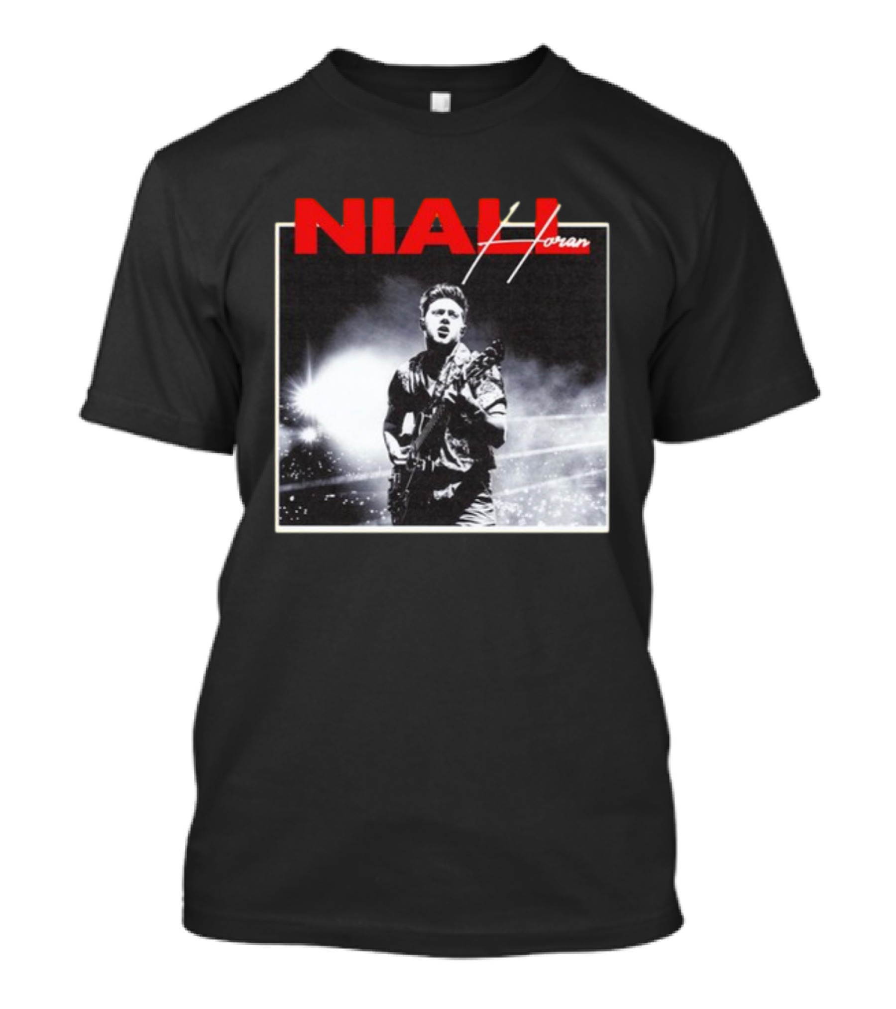 Niall Horan Black And White Concert Performance T-Shirt