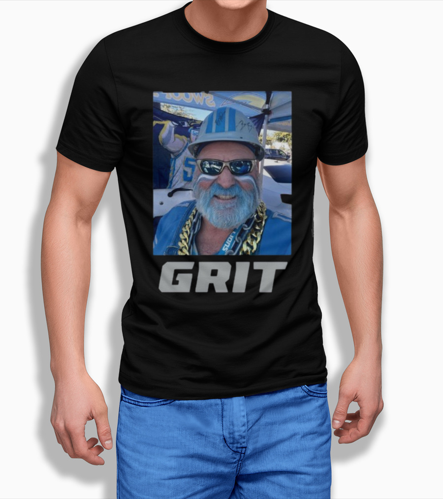 Lions Grit Gameday Enthusiast Celebrating Ron Crackman Crachiola T-Shirt