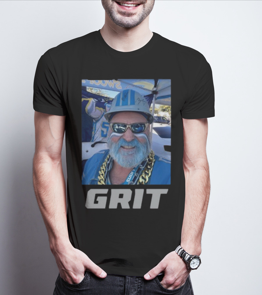 Lions Grit Gameday Enthusiast Celebrating Ron Crackman Crachiola T-Shirt