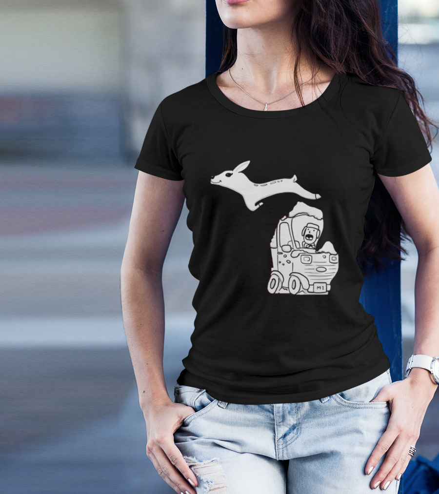 Michigan For Deer Ice Road Truck Journey T-Shirt