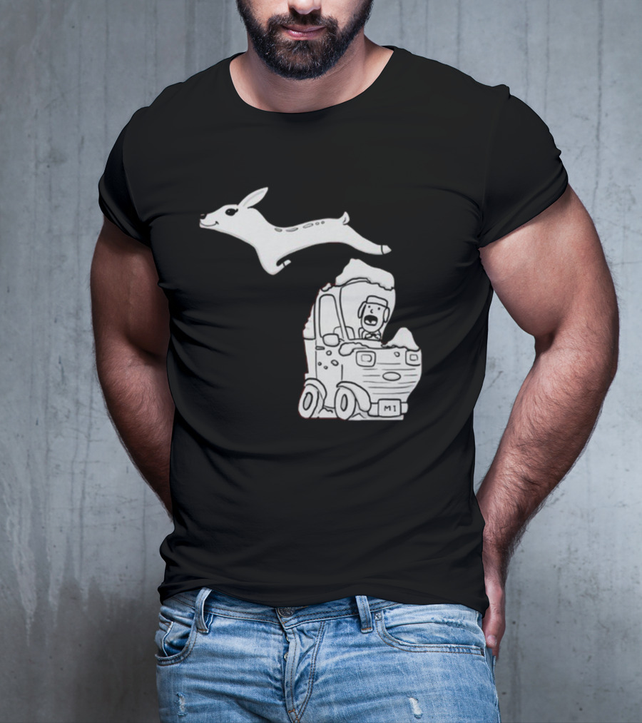 Michigan For Deer Ice Road Truck Journey T-Shirt