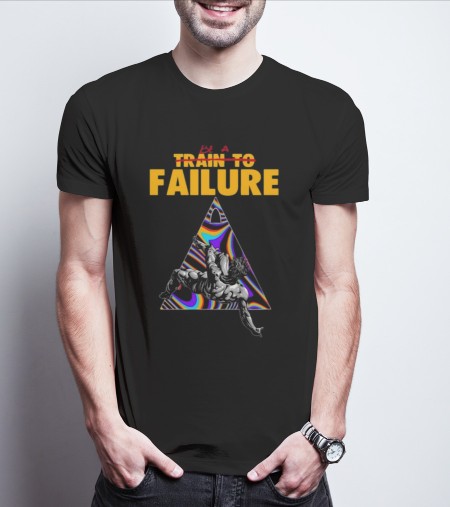 Raskol Apparel Be A Train To Failure Psychedelic Triangle T-Shirt
