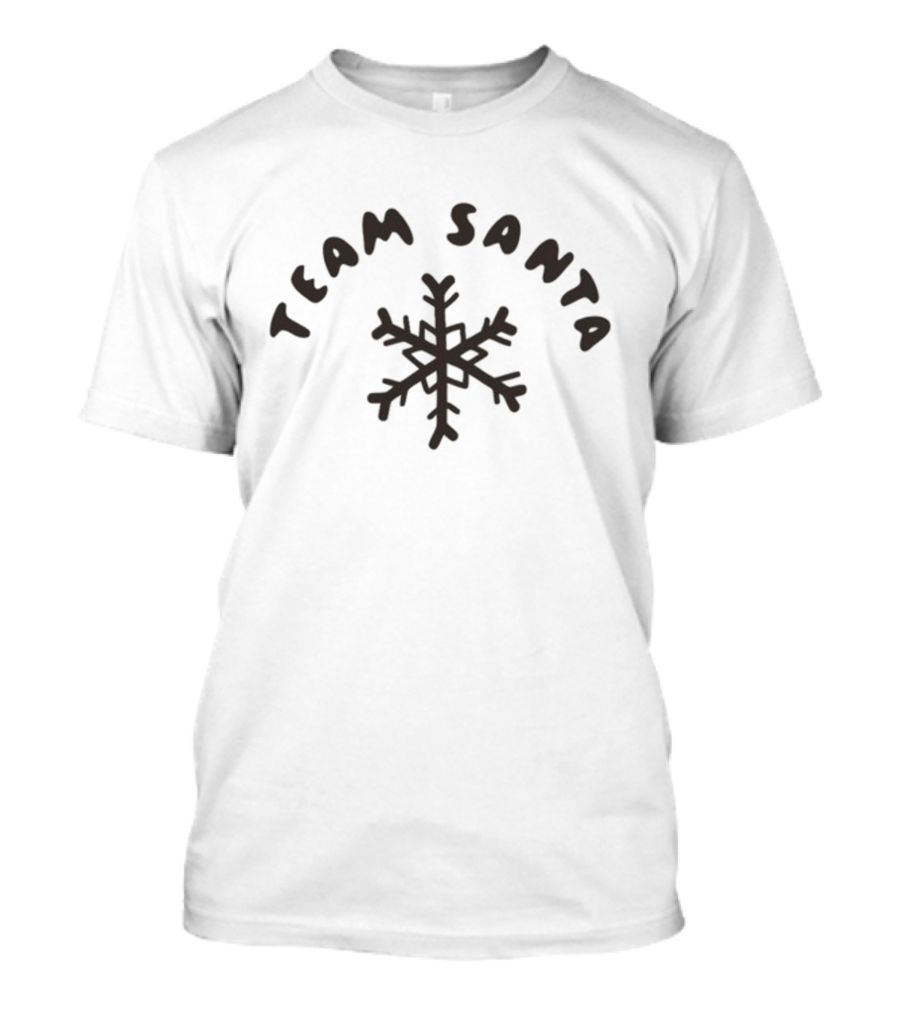 Team Santa Snowflake Christmas T-Shirt