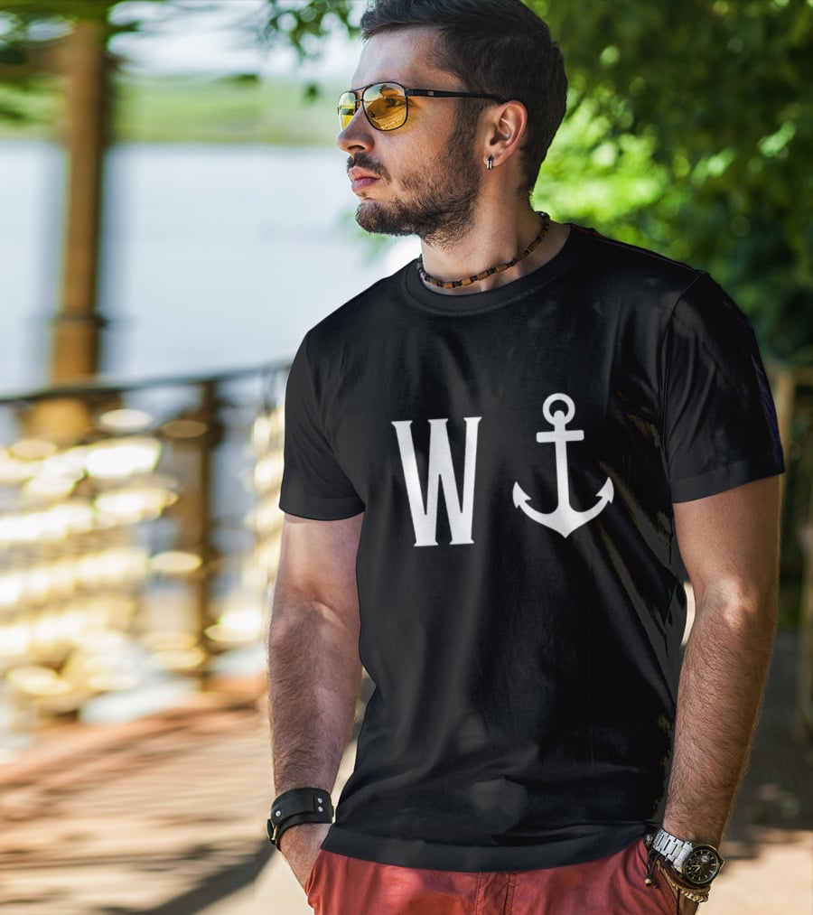 Jeffrey Dean Morgan W Anchor T-Shirt