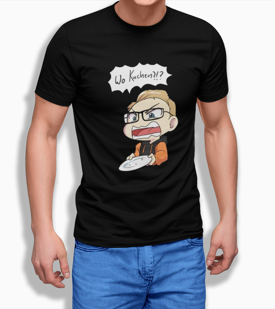 Wo Kuchen Kittycat Cakes Damen Comic Style Character T-Shirt