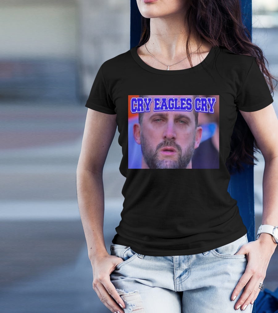 Shan Shariff Nick Sirianni Cry Eagles Cry Cry Eagles Cry T-Shirt