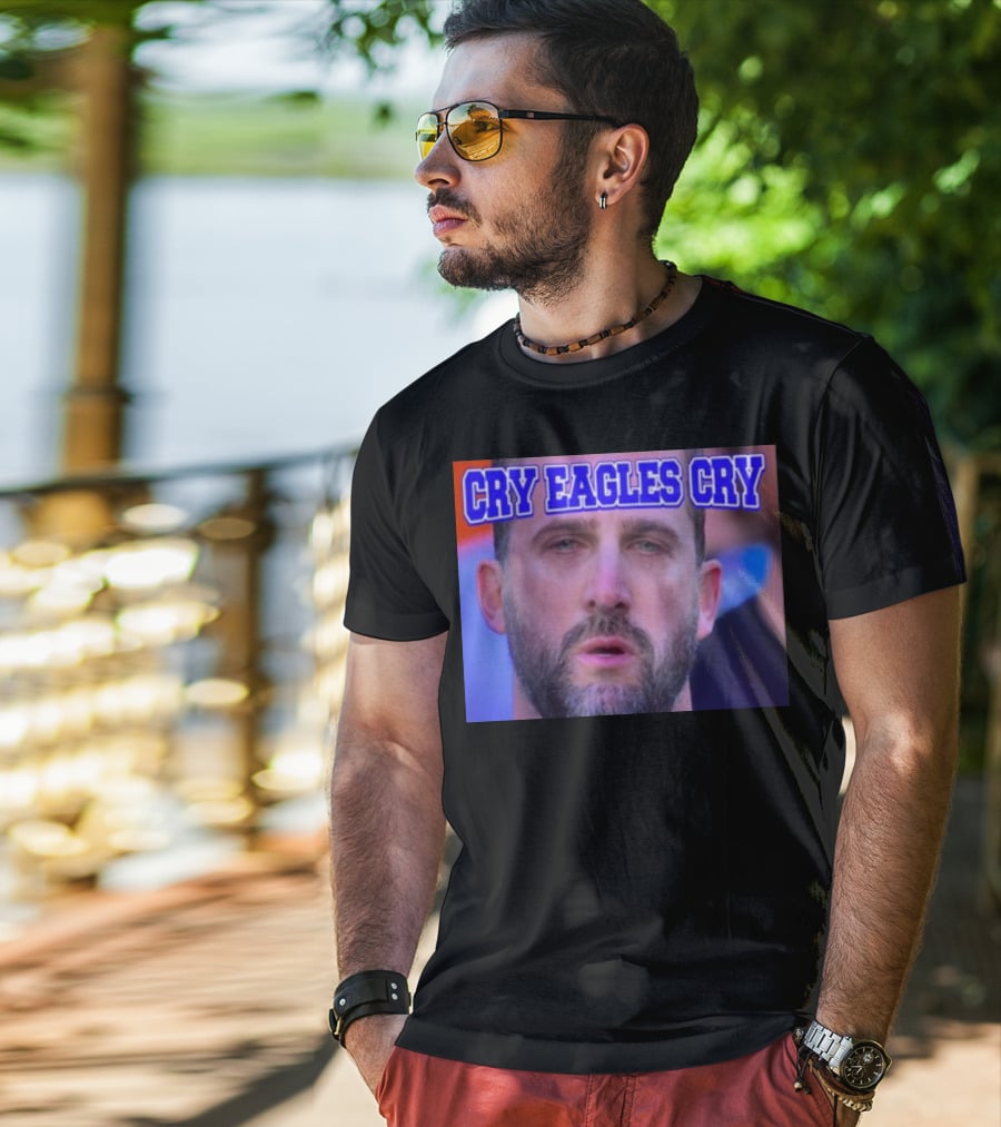 Shan Shariff Nick Sirianni Cry Eagles Cry Cry Eagles Cry T-Shirt