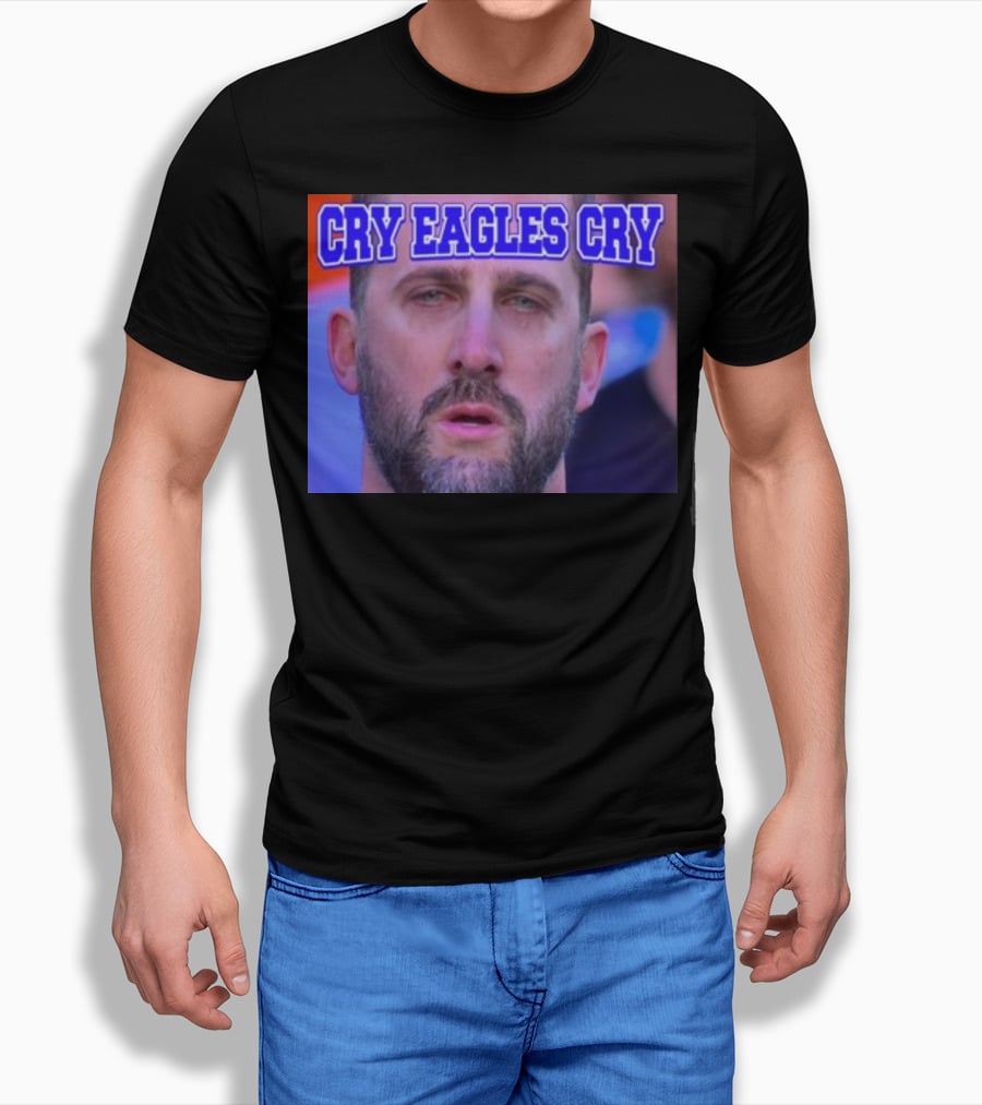 Shan Shariff Nick Sirianni Cry Eagles Cry Cry Eagles Cry T-Shirt