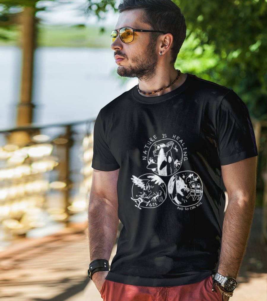 Nature Is Healing With Surreal Animal Revival And Chaos T-Shirt