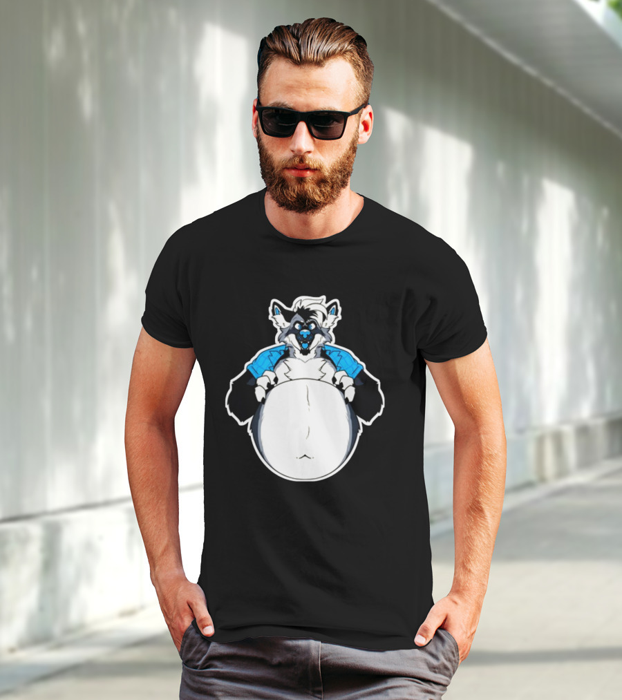 Sloshdog Jax's Cool Wolf Character T-Shirt